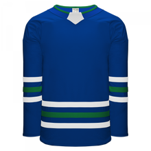 H8000-413 Royal/White/Kelly League Style Blank Hockey Jerseys