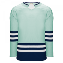 H8000-421 Ice/Navy/White League Style Blank Hockey Jerseys