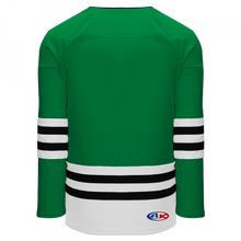 H8000-440 Kelly/White/Black League Style Blank Hockey Jerseys
