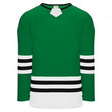 H8000-440 Kelly/White/Black League Style Blank Hockey Jerseys