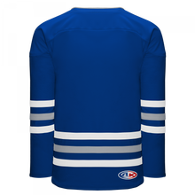 H8000-446 Royal/White/Grey League Style Blank Hockey Jerseys