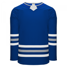 H8000-446 Royal/White/Grey League Style Blank Hockey Jerseys