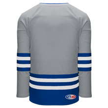H8000-450 Grey/Royal/White League Style Blank Hockey Jerseys