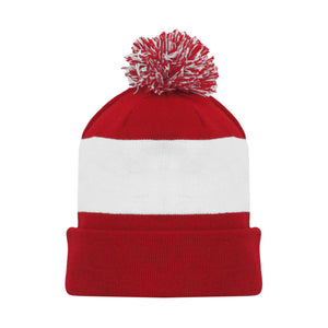 A1830-202 Detroit Red Wings Blank Hockey Beanie Hat