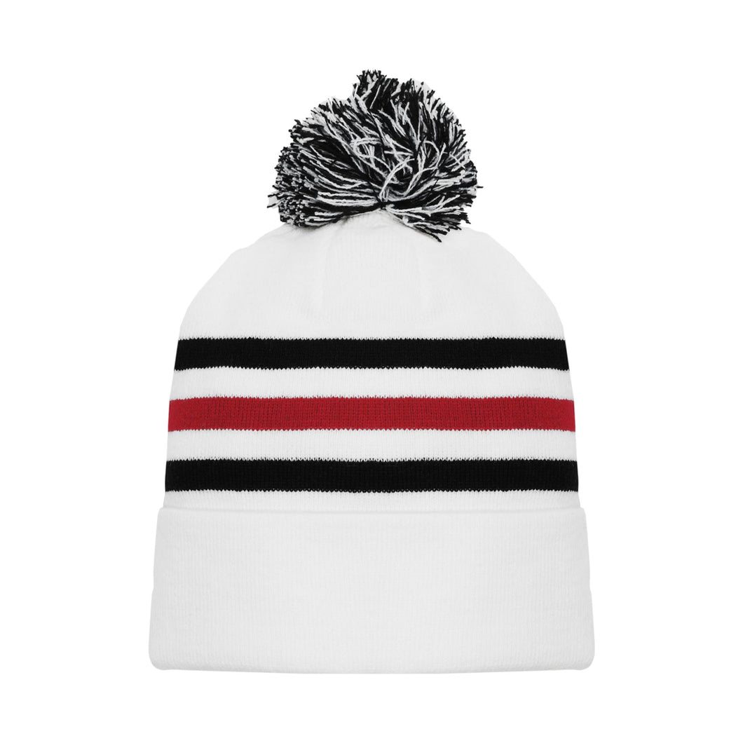 A1830-305 Chicago Blackhawks Blank Hockey Beanie Hat