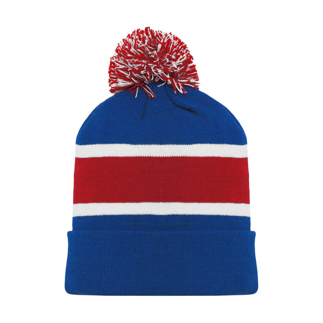 A1830-812 New York Rangers Blank Hockey Beanie Hat