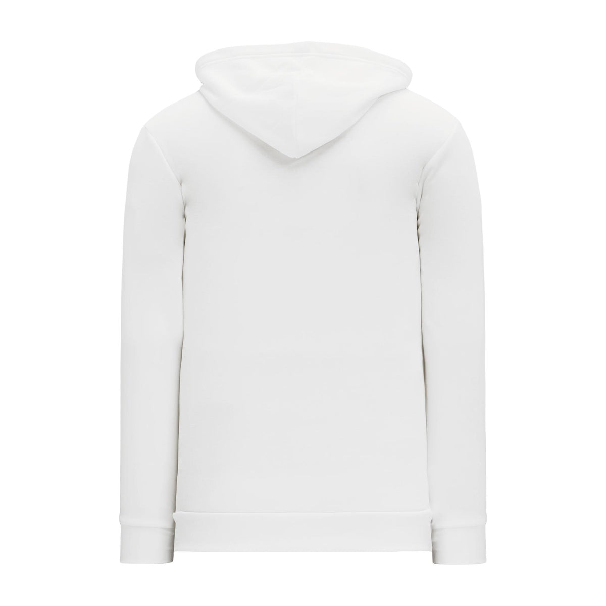 A1834-000 White Blank Hockey Lace Hoodie Sweatshirt ...