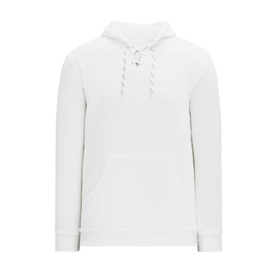 A1845-216 Navy/White Blank Hoodie Sweatshirt