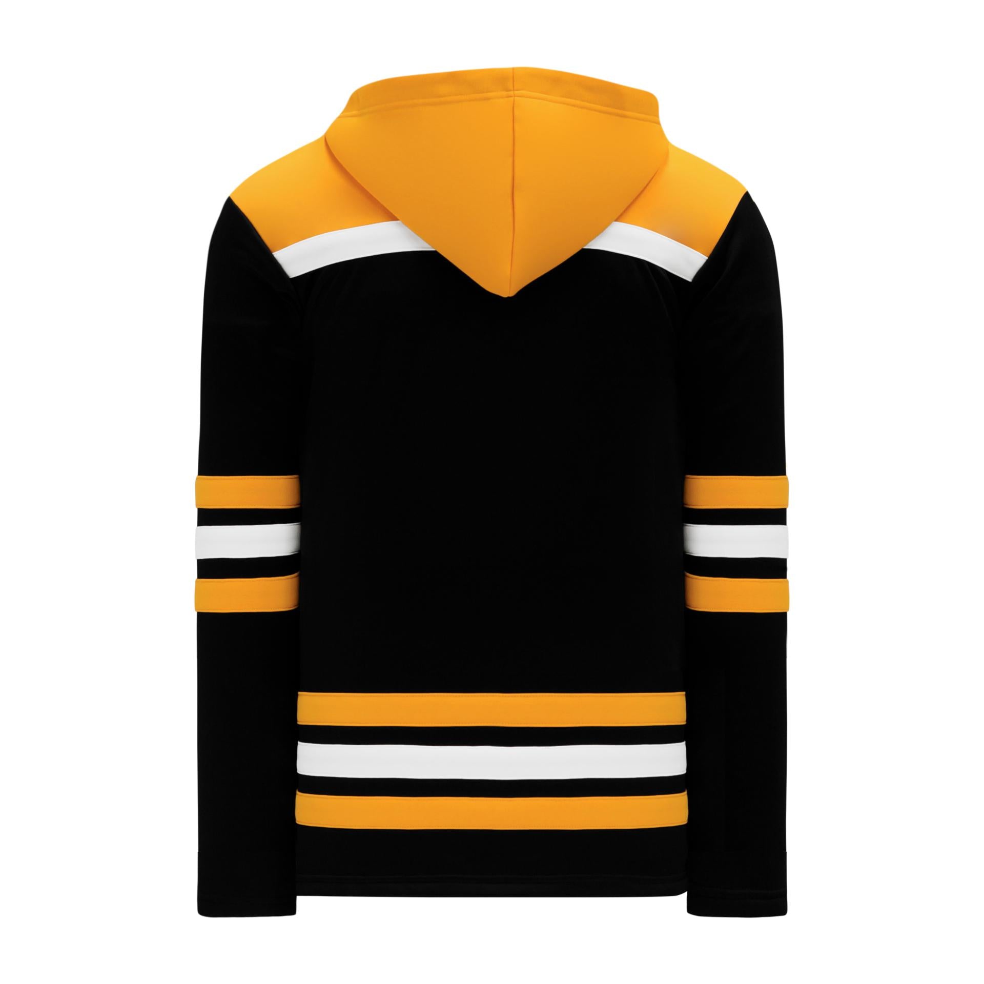 A1850-498 Boston Bruins Blank Hockey Lace Hoodie Sweatshirt –