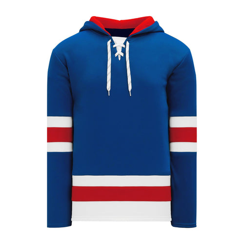 A1850-812 New York Rangers Blank Hoodie Sweatshirt