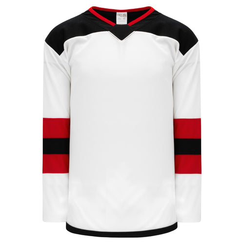 A1850-566 New Jersey Devils Blank Hockey Lace Hoodie Sweatshirt