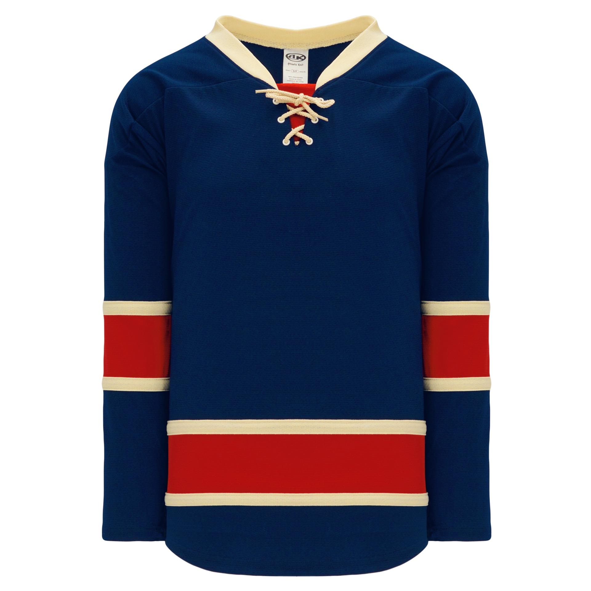 H550B-MIN865B Minnesota North Stars Blank Hockey Jerseys –