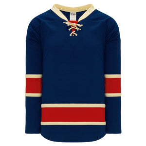 H550B-NYR868B New York Rangers Blank Hockey Jerseys