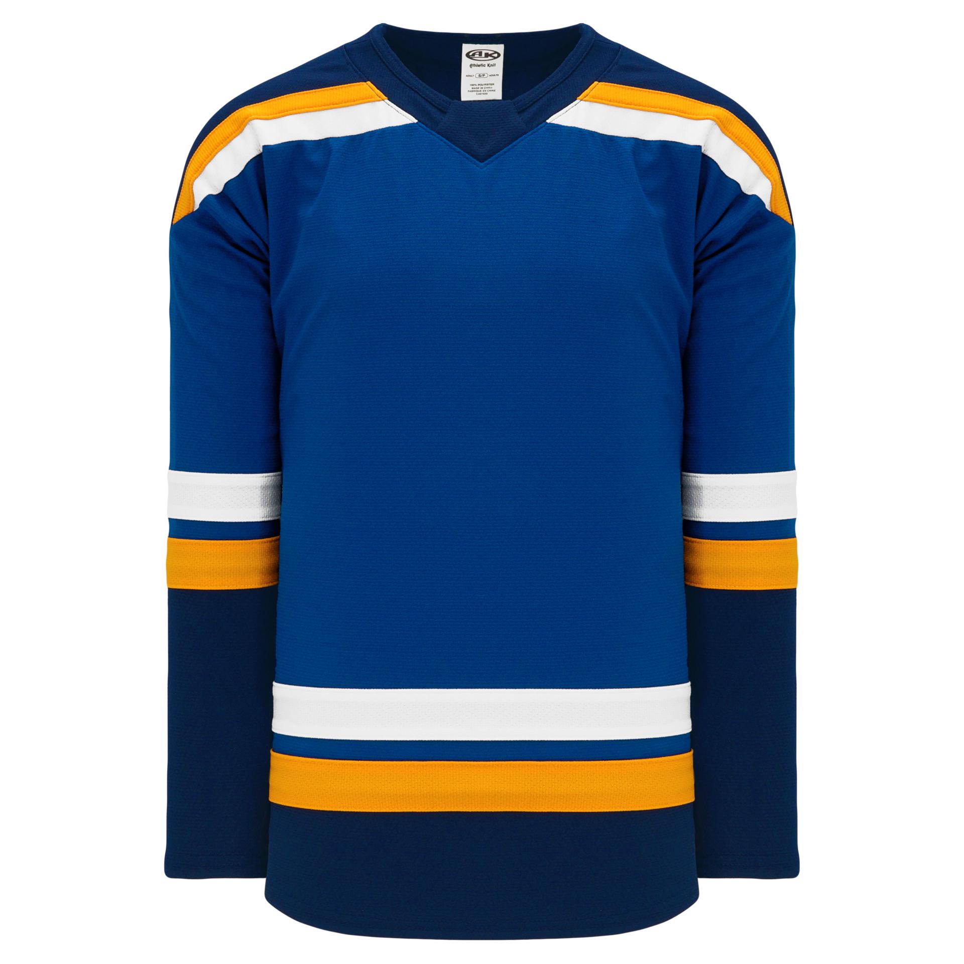 Athletic Knit (AK) H550BY-STL557B New Youth 2016 St. Louis Blues Winter Classic Blue Hockey Jersey Large