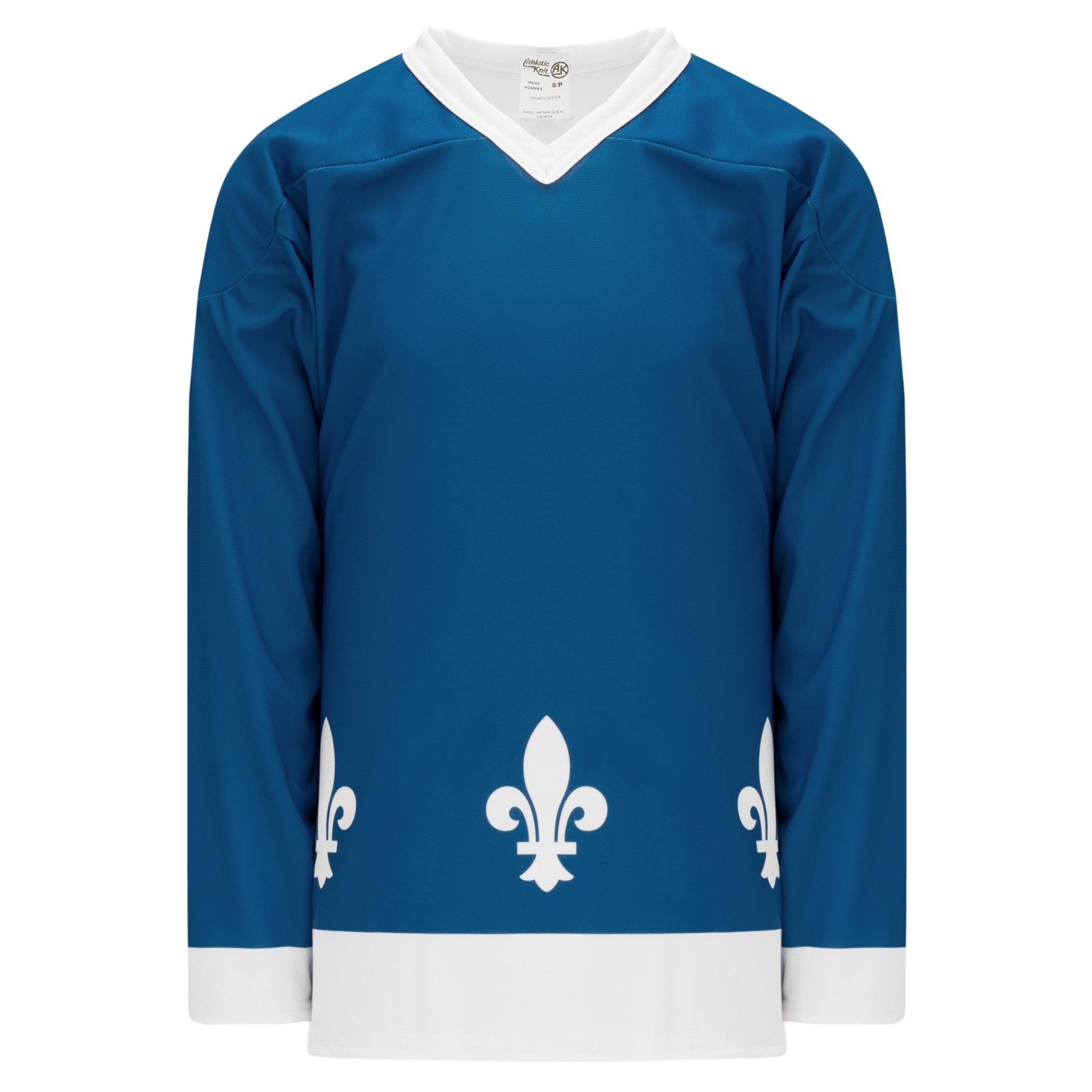 Men's Quebec Nordiques Fanatics Branded Blue Premier Breakaway Heritage -  Blank Jersey