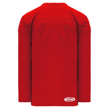 H6000-005 Red Practice Style Blank Hockey Jerseys