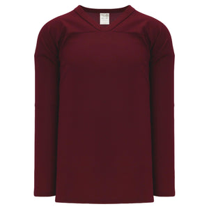 H6000-009 Maroon Blank Practice Jerseys - Main Image
