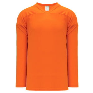 H6000-064 Orange Practice Style Blank Hockey Jerseys