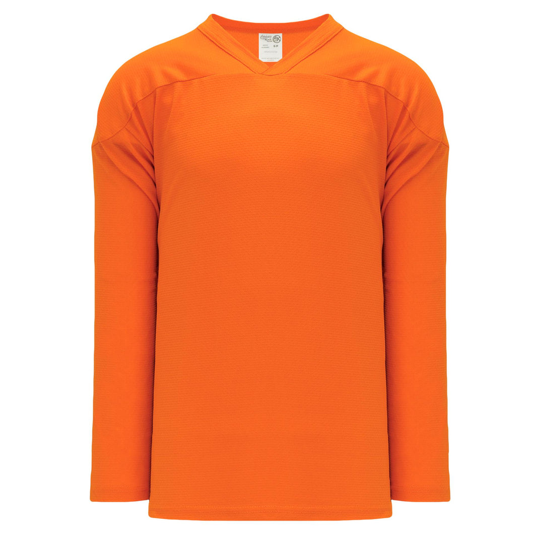 H6000-064 Orange Practice Style Blank Hockey Jerseys