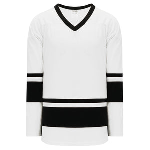 H6100-260 Dark Green/White Practice Style Blank Hockey Jerseys Youth XL