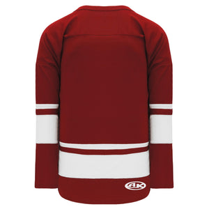 H6400-250 Av Red/White League Style Blank Hockey Jerseys