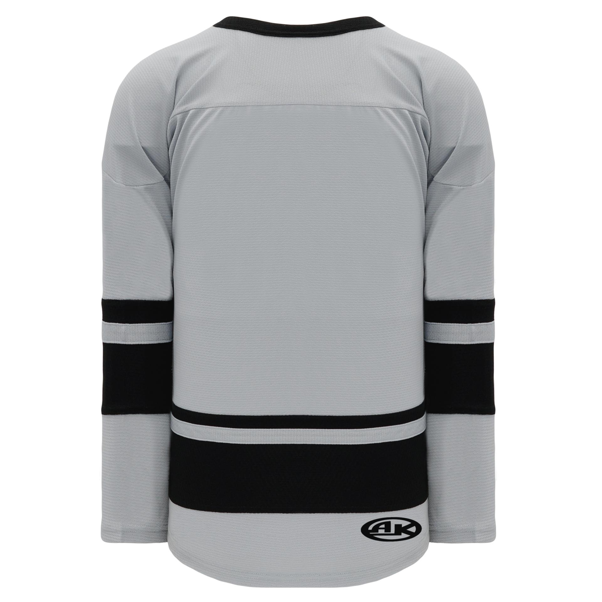 Men's Gray/Black Beast Mode Diagonal Print Hockey Jersey