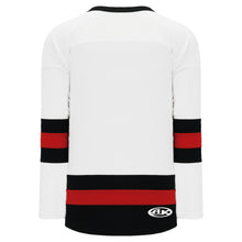 H6500-415 White/Black/Red League Style Blank Hockey Jerseys