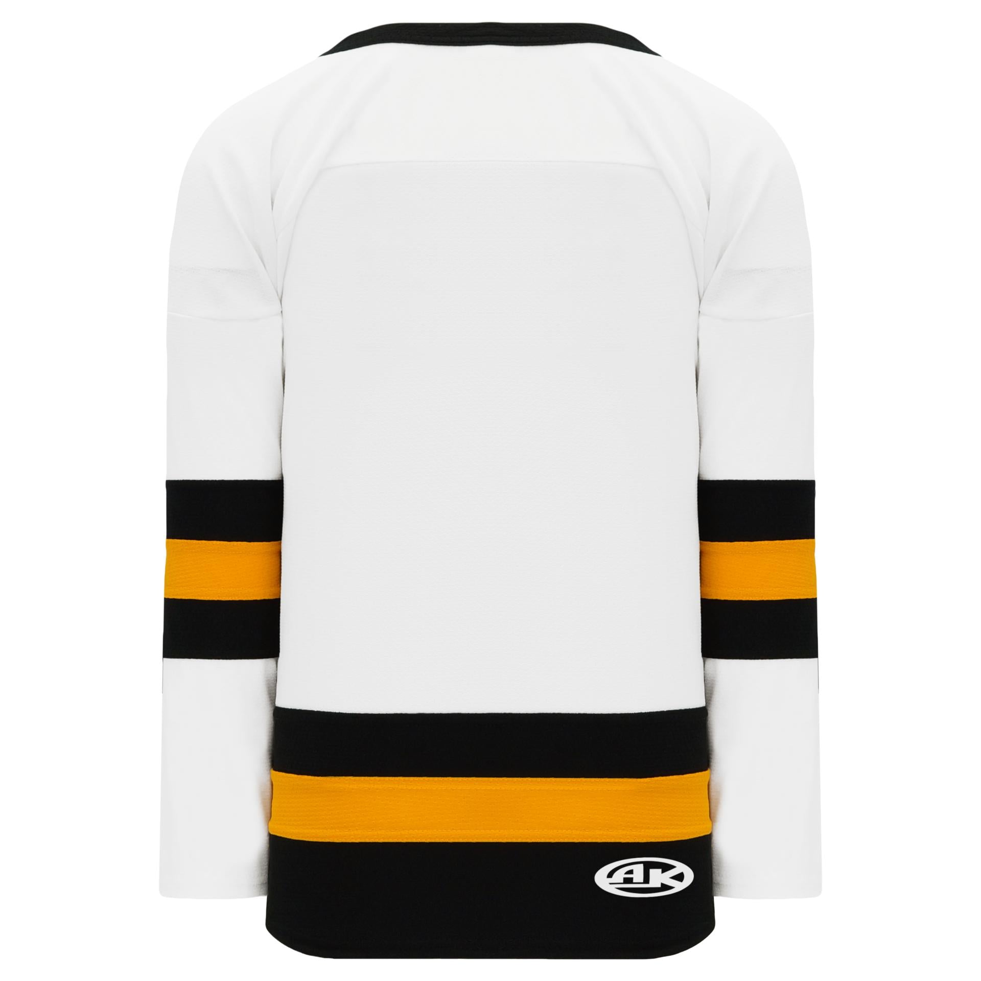 White Black Yellow Sublimated Custom Blank Hockey Jerseys