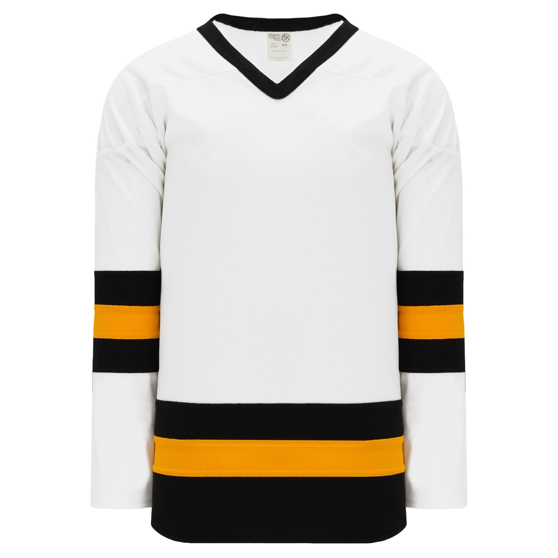 Custom Hockey Jersey Black Gold-White Hockey Lace Neck Jersey Women's Size:L