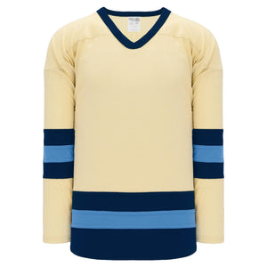 Athletic Knit H7400-441 House League Hockey Jersey - Purple Gold White
