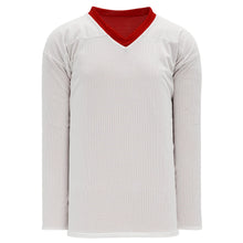 H686-208 Red/White Blank Reversible Practice Jerseys