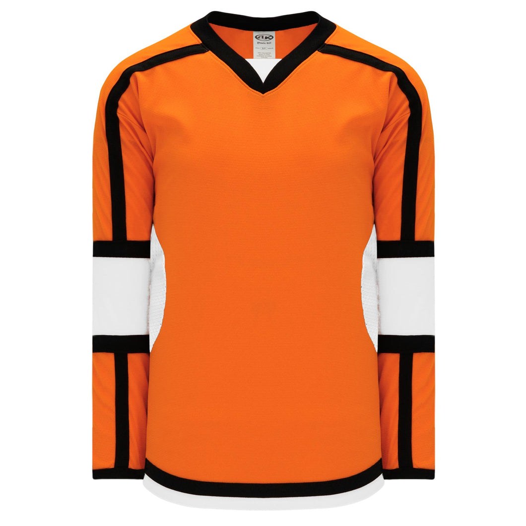 H7000-330 Orange/White/Black League Style Blank Hockey Jerseys