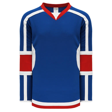 H7000-333 Royal/Red/White League Style Blank Hockey Jerseys