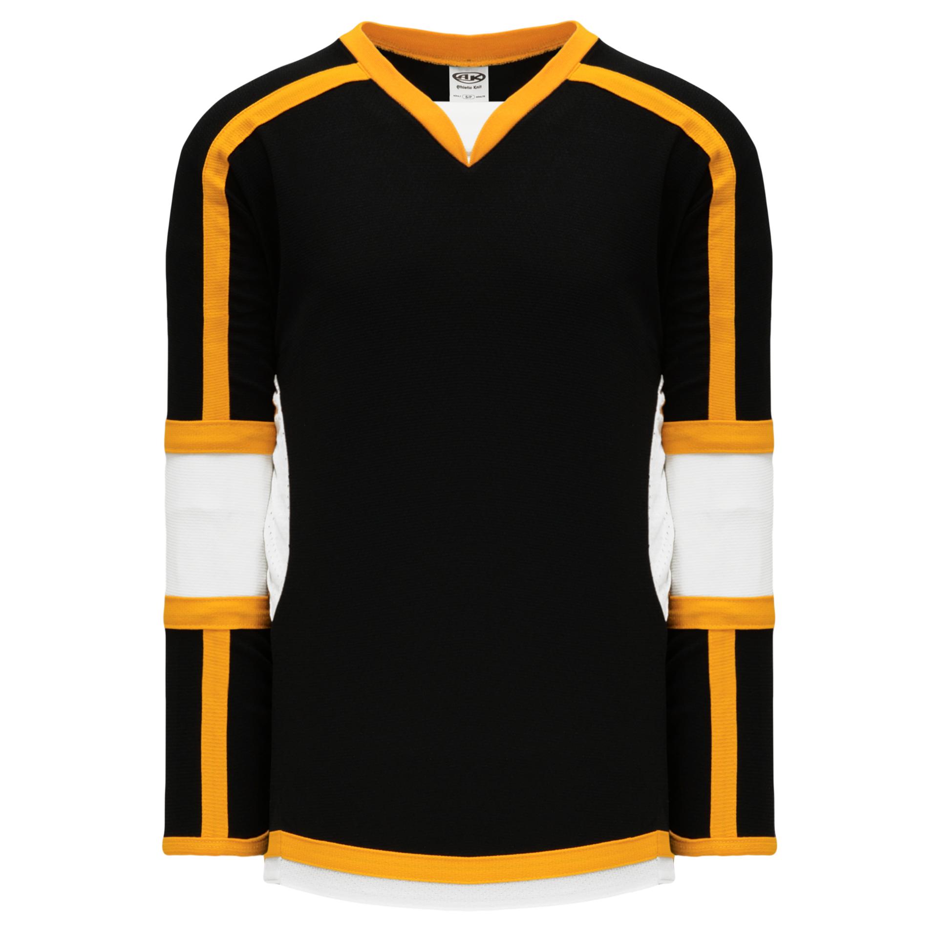 Orange Black Sublimated Custom Blank Team Hockey Jerseys | YoungSpeeds