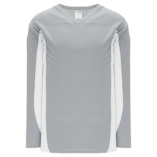H7100-245 Grey/White League Style Blank Hockey Jerseys