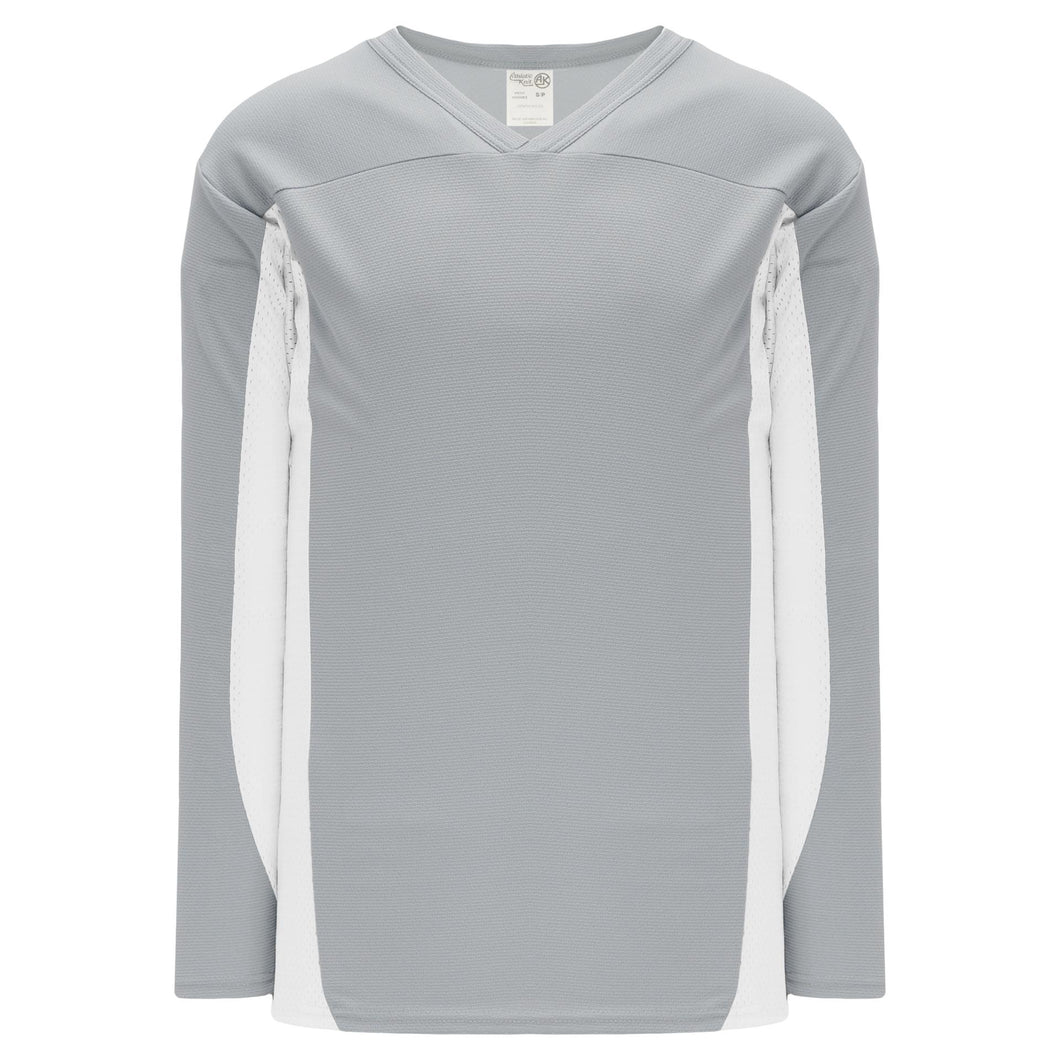 H7100-245 Grey/White League Style Blank Hockey Jerseys