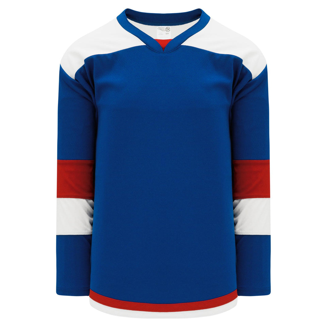 H7400-333 Royal/White/Red League Style Blank Hockey Jerseys