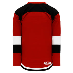 H7400-414 Red/Black/White League Style Blank Hockey Jerseys