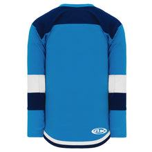 H7400-468 Pro Blue/Navy/White League Style Blank Hockey Jerseys