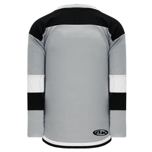 H7400-973 Grey/Black/White League Style Blank Hockey Jerseys