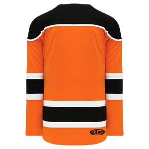 H7500-330 Orange/Black/White League Style Blank Hockey Jerseys