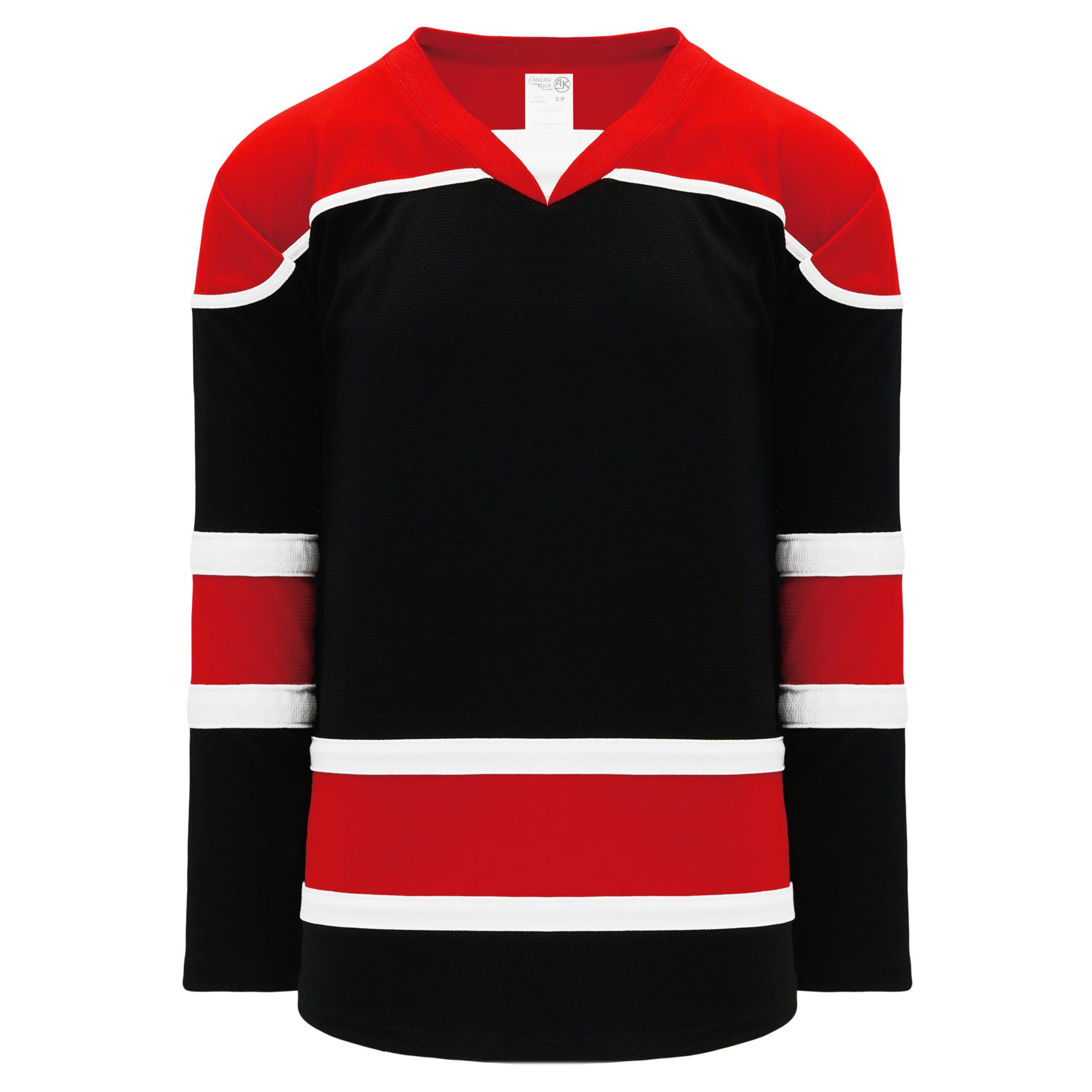 H7400-764 Navy/Red/White League Style Blank Hockey Jerseys