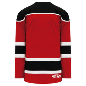 H7500-414 Red/Black/White League Style Blank Hockey Jerseys