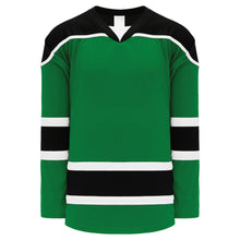 H7500-440 Kelly/Black/White League Style Blank Hockey Jerseys