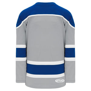 H7500-450 Grey/Royal/White League Style Blank Hockey Jerseys