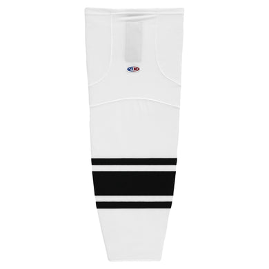 HS2100-222 White/Black Hockey Socks
