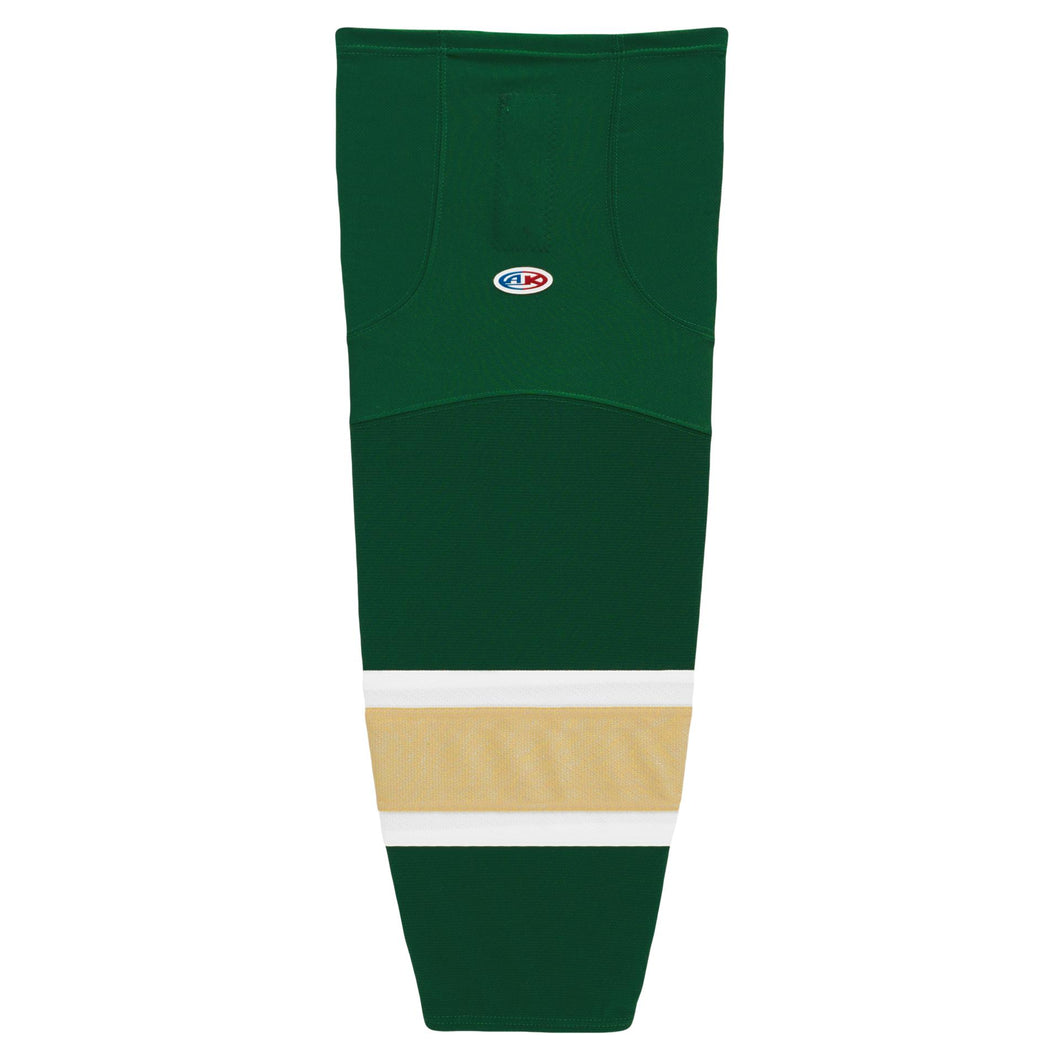 HS2100-262 Dark Green/White/Vegas Hockey Socks