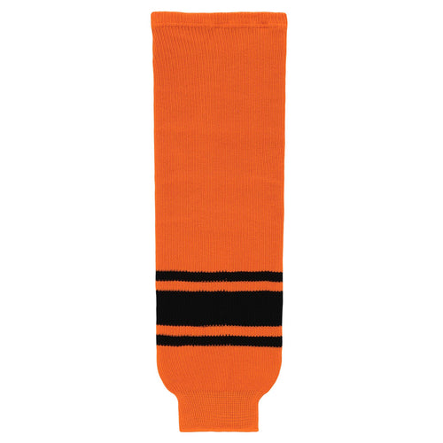 HS630-263 Orange/Black Hockey Socks