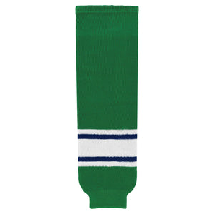HS630-347 Kelly/Royal/White Hockey Socks