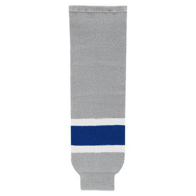 HS630-450 Grey/Royal/White Hockey Socks